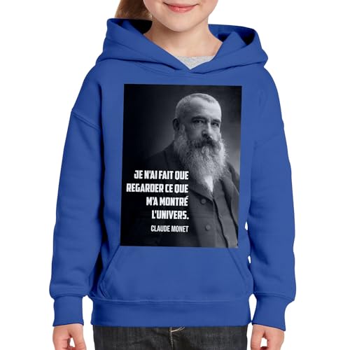 Sweat à capuche enfant Monet haut premium finitions soignées art - 3