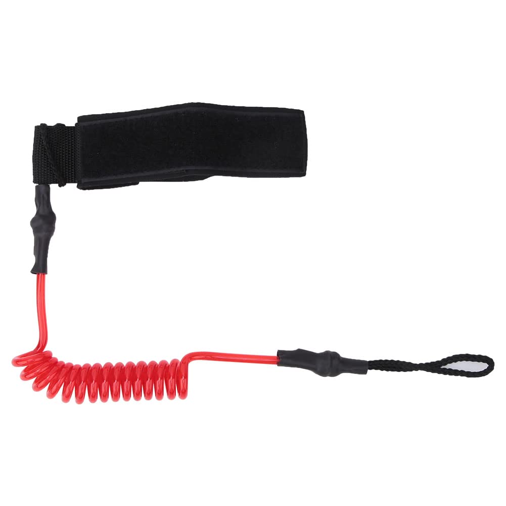 Surfboard Foot Rope, Ankle Foot Rope, Surfboard Leash, Outdoor Use Surfboard for Paddle Board (red white core)