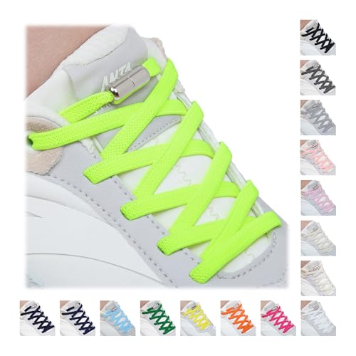 Handshop 2 Paar Schnürsenkel Ohne Binden - Elastische...