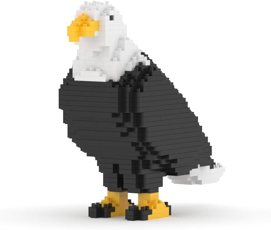 JEKCA Bald Eagle 01S | Bird Plastic Building Blocks | Age 14+