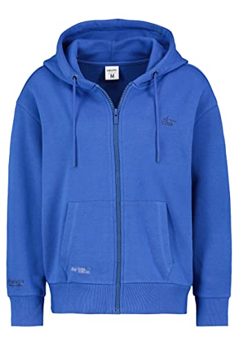Sublevel Damen Basic Sweatjacke mit Kapuze Zip Hoodie Blue M Cover