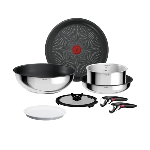 Tefal Ingenio Comfort Max 8-tlg. Kochgeschirr-Set, stapelbar, platzsparend – Ansicht 1