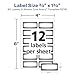 Avery(R) Durable ID Labels, 3/4