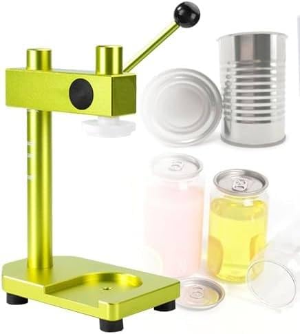 Máquina selladora manual de latas, herramienta ajustable para sellar latas de 250 ml a 700 ml con diámetro de 5 cm