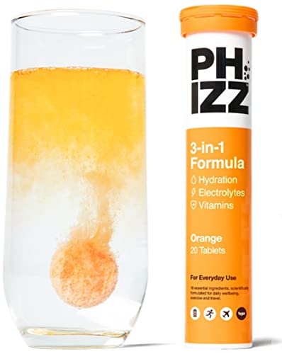 Phizz Multivitamin Hydration Tablets Orange, 20 Tablets