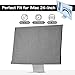 CaSZLUTION Monitor Dust Cover Compatible with iMac 24 inch 2021/2023/2024 All in one Desktop Computer - Oxford Fabric Monitor Dust Cover Case Protective Screen Sleeve for iMac 24", Gray