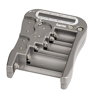 Hama Batterijtester universeel voor accu’s en batterijen, testapparaat met LCD-weergave van de restspanning en…