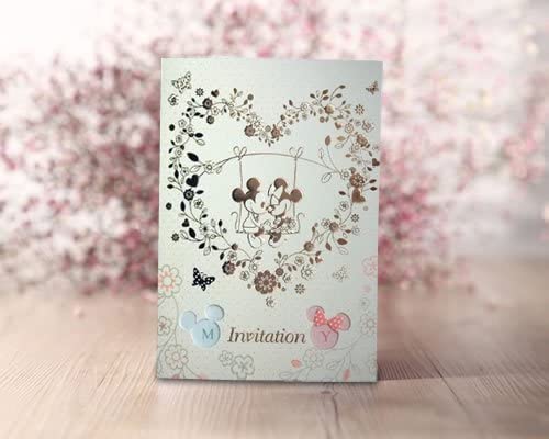 Amazon | WISH 結婚式(ウエディング） ディズニー招待状 ポッシュ(10枚