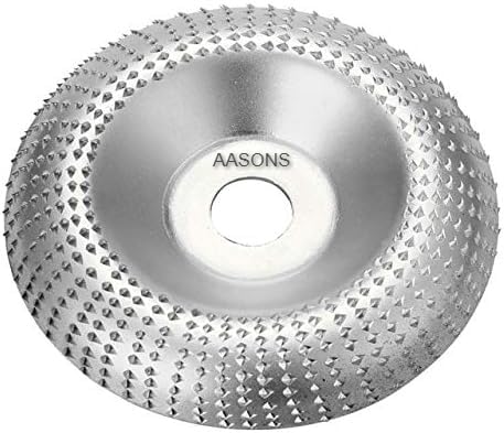 AASONS 125mm Wood Carving Disc For 5" Angle Grinder With 7/8 Inch Bore Wood Shaping Disc Angle Wood Grinding Wheel Rotary Tool Sanding Wood Cutting Shaper Abrasive Tungsten Carbide Woodworking Blade (B0CN14NZVJ) Amazon Price History, Amazon Price Tracker