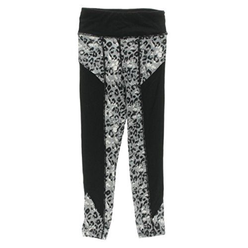 Jessica Simpson The Warm Up Juniors' Leopard Printed Active Leggings