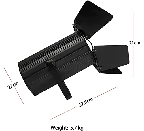 Shehds Led Cob Par Lights 200W Linear Zoom Wash Lights Warm White(3000K) & Cool White(5700K) Lighting Stage Lights With Baffle Dmx512 Dj Lights For Christmas Church Disco Ball Wedding Theater #TOP6