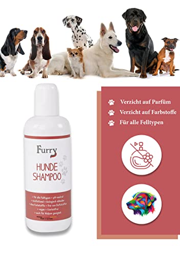 Hundeshampoo Furry sensitiv für alle Felltypen, ohne Parfüm