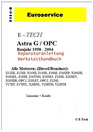 Preisvergleich Produktbild E-Tech REPARATURANLEITUNG / WERKSTATTHANDBUCH (CD) OPEL Astra G / OPC