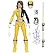 Power Rangers Lightning Collection S.P.D. Yellow Ranger 6-Inch Premium Collectible Action Figure Toy with Accessories, Kids Ages 4 and Up