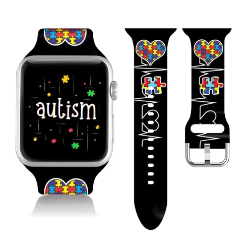 Bracelet Apple Watch 44mm anti irritation en silicone flexible