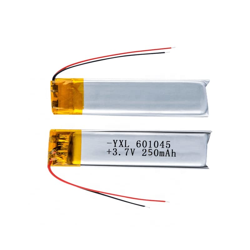 3.7V 250mAh Lipo Rechargeable Battery Model YXL 601045