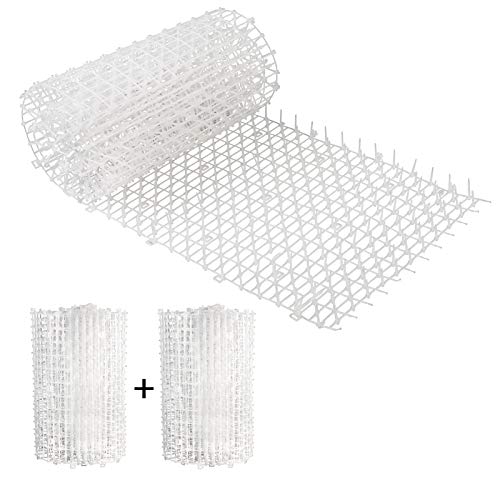 Hmyomina 13ft Garden Cat Scat Spike Mat, Anti-Cats Network Digging Stopper Prickle Strip Home Spike Deterrent with 8… - Image 3