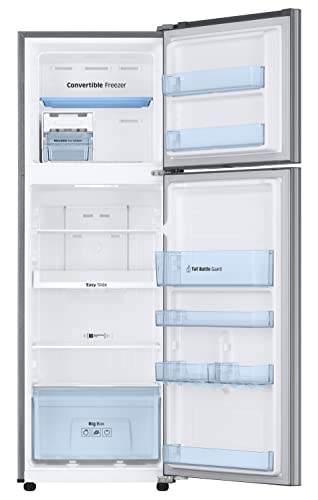 Image of Samsung 256L 2 Star Inverter Frost-Free Convertible 3 In 1 Double Door Refrigerator Appliance (RT30C3732S8 /NL,Elegant Inox)