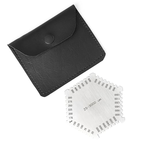 Peine de película húmeda de acero inoxidable para medir espesor miniatura 7