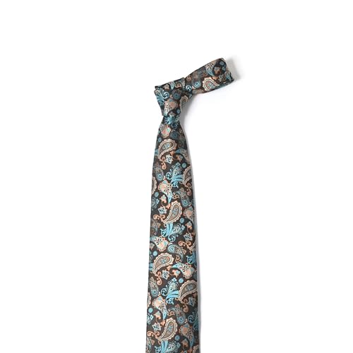 Image of Men's Tie Set with Pocket Square and Cufflinks | 100% microfiber; tie 59 x 3.15 in; square 10 x 10 in; gift box included