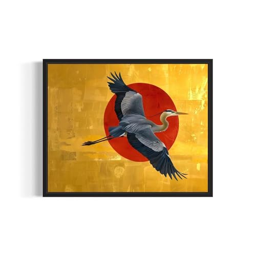 Affiche Abstraite d'Oiseau Volant pour Salon Moderne Chic - 2