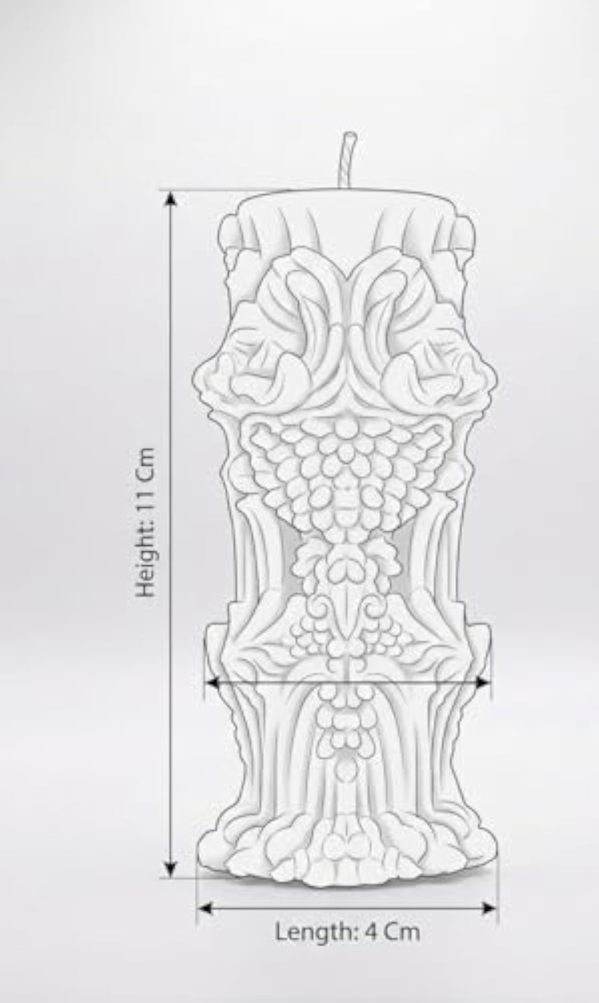 Luxury Decorative Pillar Candle for Home Decor