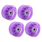 Roue décorative : avec un design coloré et transparent, vos patins attireront les regards dans la rue, roue de skateboard