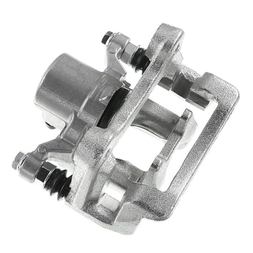 Image of Detroit Axle - Rear Right Brake Caliper for Hyundai 2011-2015 Sonata | Kia Optima Passenger Side Disc Brake Caliper with Bracket 2012 2013 2014 Replacement