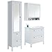 Produktbild trendteam smart living - 3-teilige Badezimmerkombination Badmöbel - Badezimmer - Ole - Aufbaumaß (BxHxT) 145 x 192 x 46 cm - Farbe Weiß - 183990101