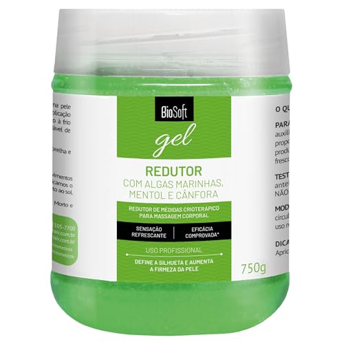 Soft Hair Gel Redutor De Gordura Crioterápico Biosoft - 750G