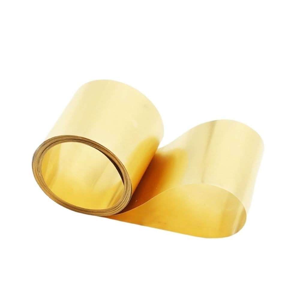 Lirhiqygf 1M Length H62 Brass Foil Shim Sheet/0.1 * 100Mm*1M