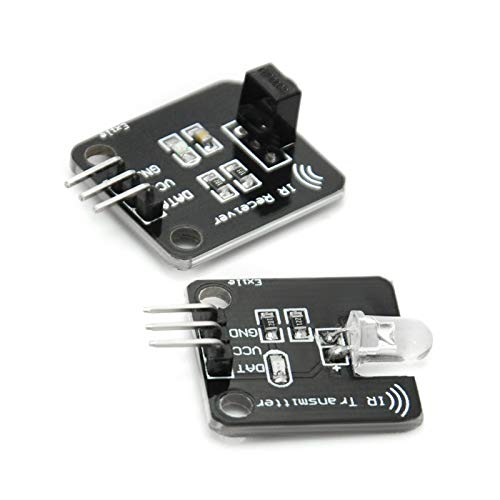 Gikfun Digital 38Khz Ir Receiver Ir Transmitter Sensor Module Kit For Arduino (Pack Of 3 Sets) Ek8477 #TOP4