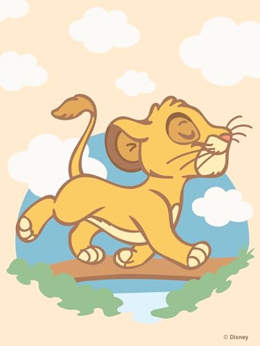 Ravensburger CreArt 25898 - Simba - Disney Malen nach Zahlen Erwachsene, DIY Malset mit Pinsel und Acrylfarben, Geschenk für Schwangere oder zur Geburt, Malen für Erwachsene Ravensburger CreArt 25898 - Simba - Disney Malen nach Zahlen Erwachsene, DIY Malset mit Pinsel und Acrylfarben, Geschenk für Schwangere oder zur Geburt, Malen für Erwachsene