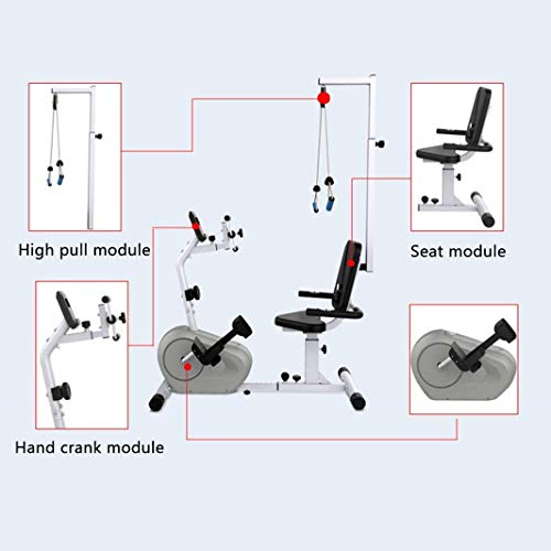 Image of Recumbent Exercise Bike with Adjustable Resistance, Motorized Leg and Arm Pedal Exerciser, Stroke Rehabilitation Equipment Upper and Lower E