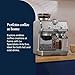 De'Longhi La Specialista Arte Evo EC9255.M, Espresso Pump Coffee Machine with Cold Brew Function, with Professional Milk Frothing Nozzle, Sensor Grinding Technology, Includes Barista Kit, 1450W, Metal