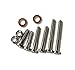Aluminum Turntable Headshell Cartridge Mounting Screws Nuts & Washers M2.5 10mm 14mm 18mm