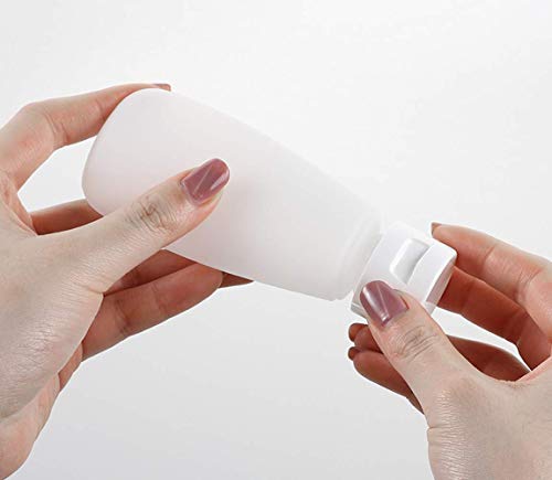 12Pcs 150ml/5oz Empty Refillable White Plastic Cosmetic Soft Tubes Containers Squeezed Facial Cleanser Bottle With Flip Cap for Body Bath Shower Gel Lotion Cream Shampoo2