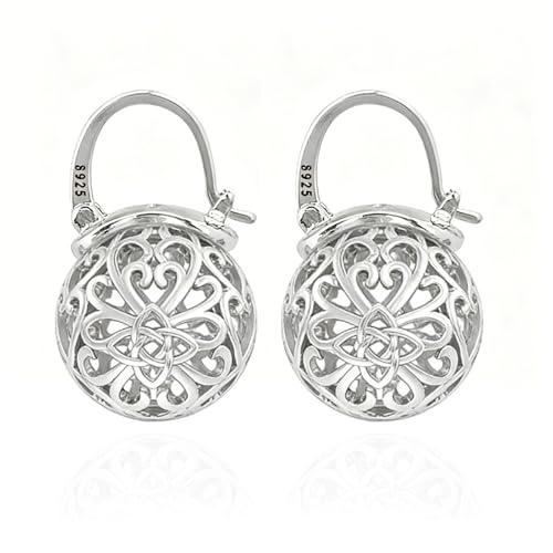 OwMell Elegant 925 Sterling Silver Pearl Drop Dang...