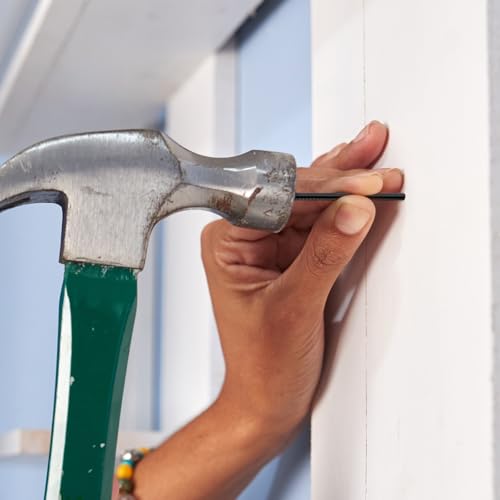 ORTAVA 100 Stück Stahlnägel, Nägel für betonwände, Nails Verzinkt, Nagel Holzarbeiten Ziegelstein, Universelle Einsatzmöglichkeit im Innen- und Außenbereich Schwarz (25mm)