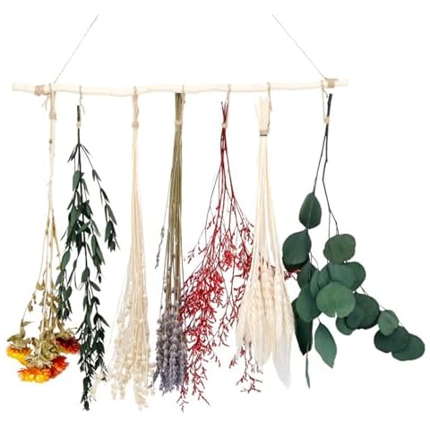 MSUIINT Dried Flower Wall Hanging Cover
