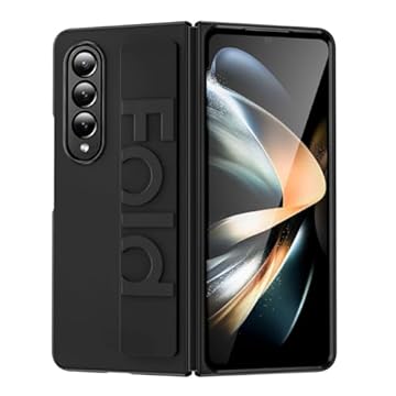 Capa Protetora Premium Compativel com Samsung Z Fold 5 - Preta, Ultra Resistente com Alça Elegante - Estilo e Proteção Completa
