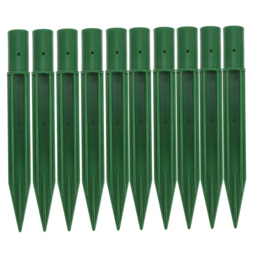 Toyvian 10 Piezas Luz De Antorcha Navideña Estacas De Jardín Soportes Para Reflectores Estacas De Tierra Para Iluminación Caminos Exteriores Paisajismo Para Luces Solares