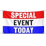 Cartel de doble cara para eventos especiales hoy, 60 x 90 cm, para exteriores, color especial