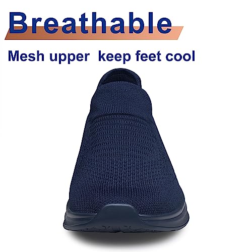 Womens Walking Shoes Slip on Running Shoes Lightweight Workout Gym Shoes Breathable Casual Sneakers3