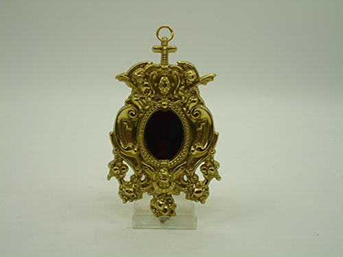 X3 Ornament Gothic Reliquary Monstrance For Relic Brass Polished 6" H. Our Company Have 105 Kinds Of Monstrance Reliquary For Your Choice. #TOP22