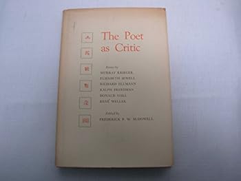 Paperback Poet As Critic Book