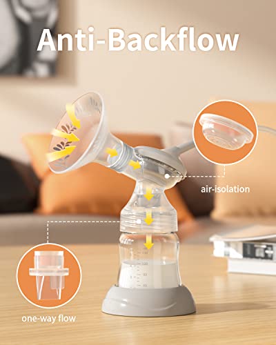 Momtory Electric Breast Pump, Double Breast Pump For Breastfeeding, Portable Breast Pump, Wireless Breast Pump, No Leak, Rechargeable Milk Pump, Without Noise Yd-1130S 1.0 Count #TOP3