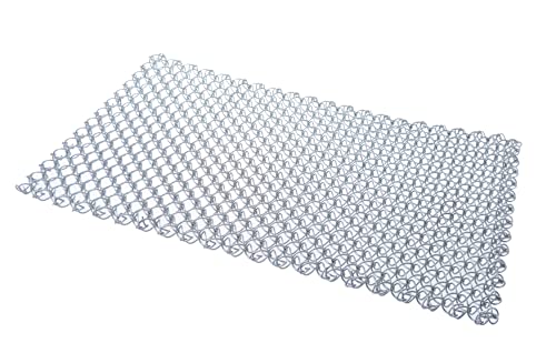 Aqbau® Drahtgittermatte Fußmatte Bodenmatte verzinkter Draht Fußabtreter Türmatte (40 x 63 cm)