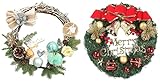 Decoración festiva: una maravillosa manera de añadir un toque de estilo tradicional a tu decoración festiva; ilumina el ambiente festivo y crea un nuevo aspecto fresco para tu hogar, te permite disfrutar de un tiempo divertido y memorable con tu familia y amigos.