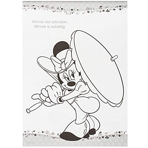 Malbuch/Malblock - A5 - Disney - Minnie & Mickey Mouse - mit vielen Sticker & Aufkleber - 32 Seiten - Mädchen - Dickes… – Bild 8